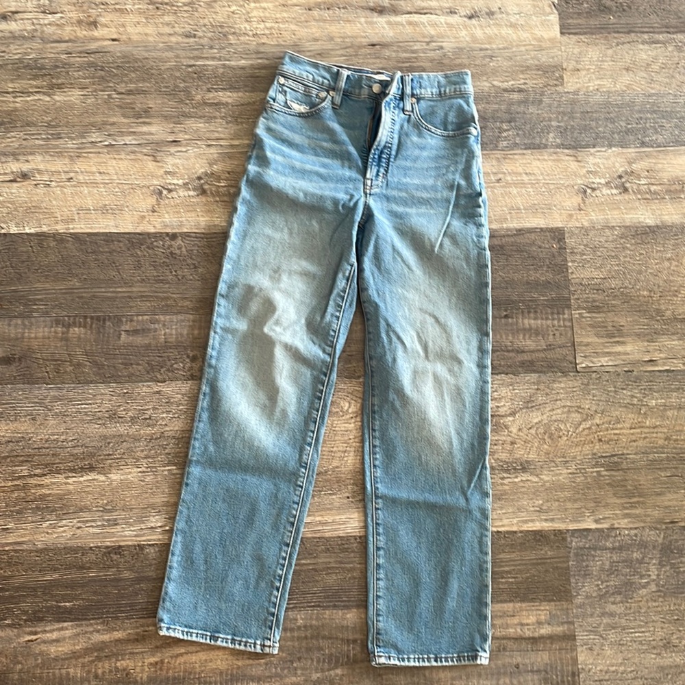 Madewell - The Perfect Vintage Straight Crop Jean - Size 25